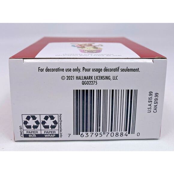 Hallmark COOKIE DOE 2021 Keepsake Ornament Ice Cream Reindeer - Picture 6 of 6